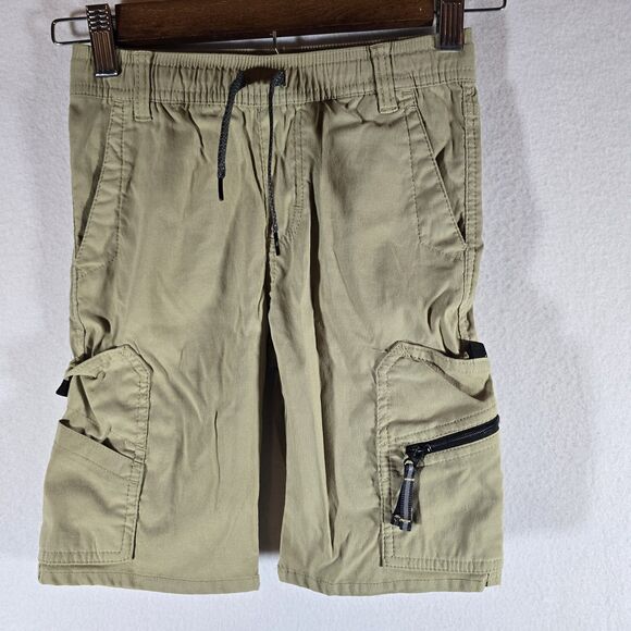 Wrangler Quick Dry Tech Cargo Shorts - Boys S (6/7) Tan Grey - Picture 2 of 12